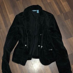Roxy velvet style blazer small